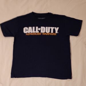 Kids Navy T-Shirt. Call Of Duty. Youth Medium